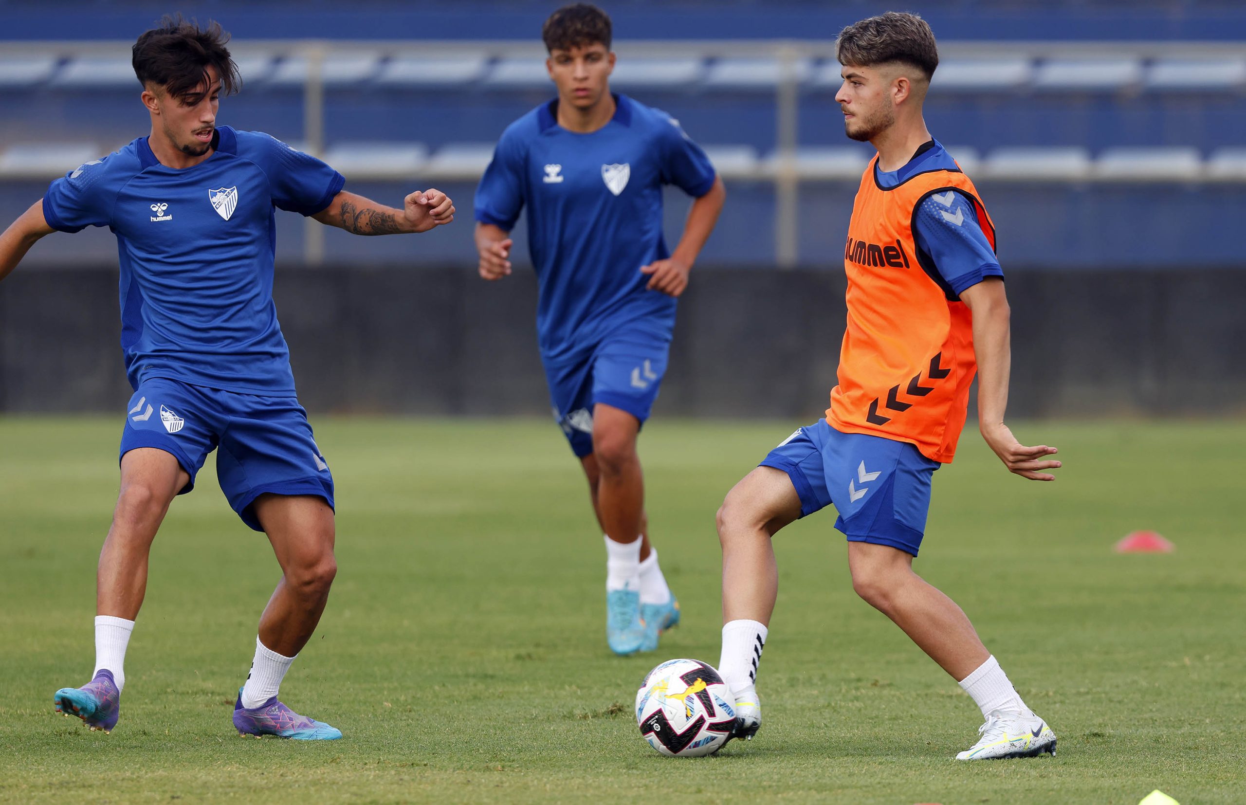 entrenamiento de los jugadores del filial