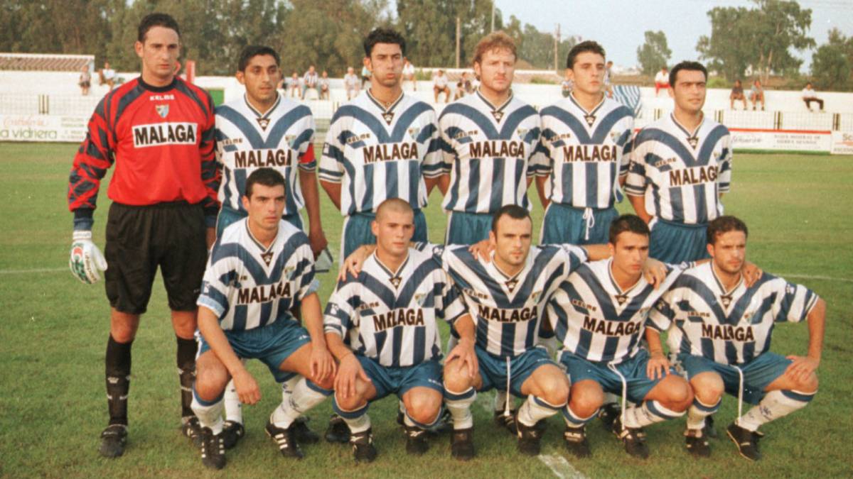 Camiseta retro del Málaga C.F.